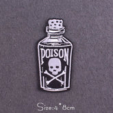 Bügelaufkleber - Schädel